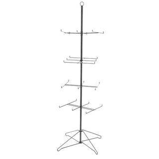 24 Hook Spinner Rack Chrome by MARV O LUS MFG CO INC – Metal, Black, Model 145-4BB2