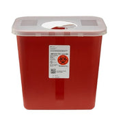 SharpSafety Sharps Container by COVIDIEN – 10 Count (Pack of 1), 2 gallons, Polypropylene (PP), Polyethylene (PE), or Acrylonitrile Butadiene Styrene (ABS), Model 8970