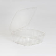 48 oz. (3/4 Gallon-Size) RPET Clear Plastic Hinged Lid Deli Meal Prep Fruit Salad Display Food Storage Containers | 200/Case by KODA CUP – 48 oz, 48.0 ounces, Model RPTHLD48