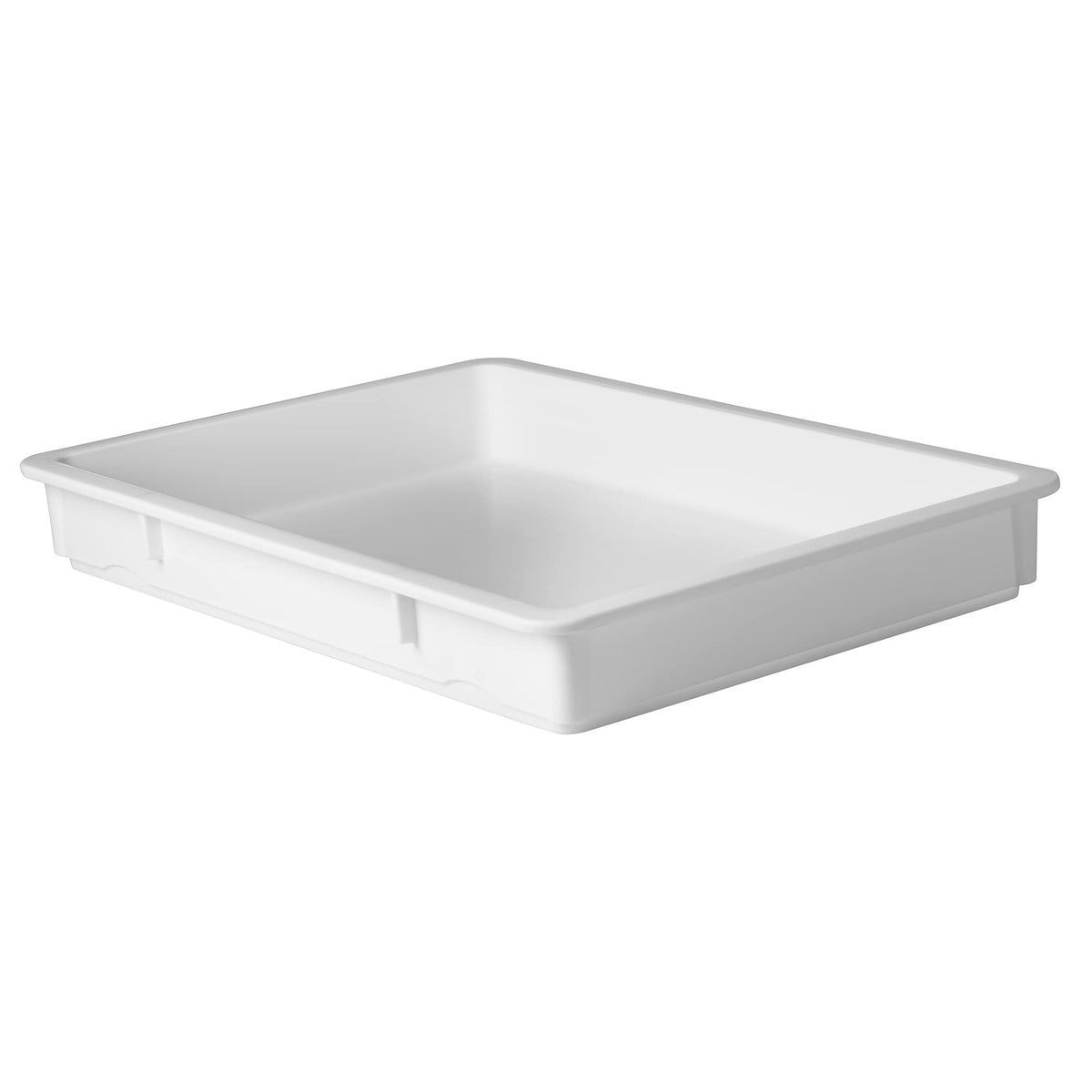 White Rectangular Dough Box Plastic Cover by Winco – Plastic, White, Model PL-3N