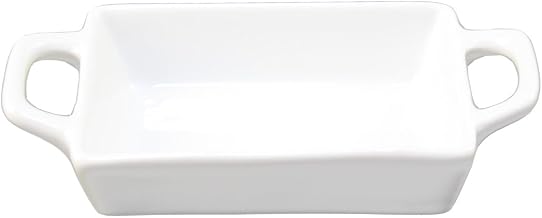ARG-RBK Signature Mini Rectangle Baker, 3" x 1-7/8", Porcelain White (Pack of 48)