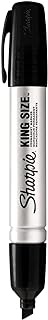 Sharpie King Size Permanent Marker, Chisel Tip, Black Ink, Dozen (SAN15001)