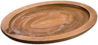 Lodge Oval Birch Wood Serving Griddle Underliner, 1 Each
