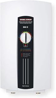 Stiebel Eltron 203671 DHC-E 8/10 Classic Series Tankless Electric Water Heater, Solid Copper Heating Chamber, Electronic Temperature Control for Single or Multi-point-of-use, Single Phase 50/60 Hz