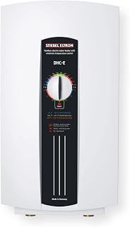 Stiebel Eltron 203671 DHC-E 8/10 Classic Series Tankless Electric Water Heater, Solid Copper Heating Chamber, Electronic Temperature Control for Single or Multi-point-of-use, Single Phase 50/60 Hz