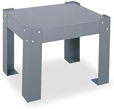 Durham 304-95 Gray Steel Base for Large Slide Racks, 20-5/8" Width x 15-5/8" Height x 16-1/4" Depth