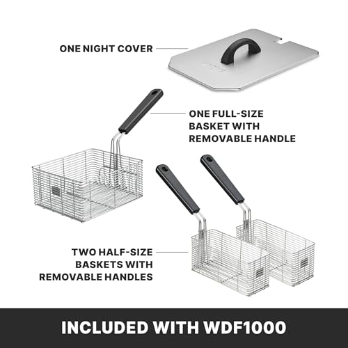 Waring Silver / 10 Pound Capacity - 120V / 10 Pound Deep Fryer Deep Fryers