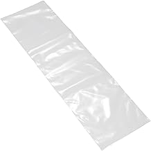 1137 Clear Layflat Poly Bags 4 mil, 8X28, 500/Case