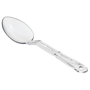 Solid Clear Polycarbonate Serving Spoon - 11"L by HUBERT – Medium, Polycarbonate, Clear, Model 0410006.CLEAR
