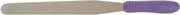 Winco 10" Purple Baking/Icing Spatula with Oval Tip