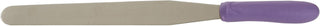Winco 10" Purple Baking/Icing Spatula with Oval Tip
