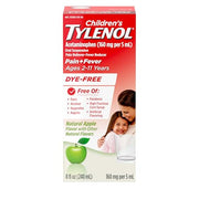 Tylenol Natural Apple Dye Free / 8 Ounce Acetaminophen