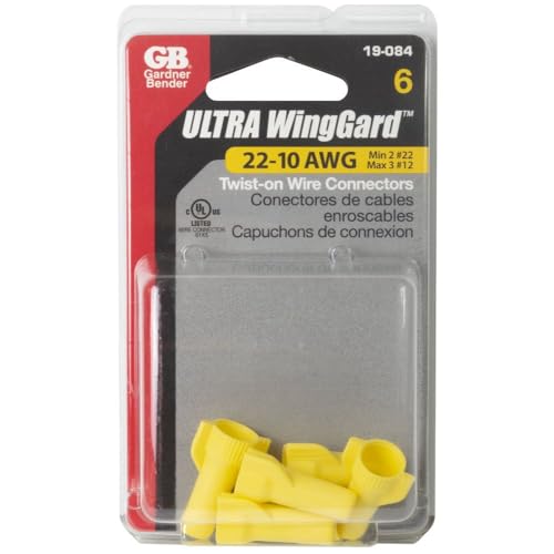 Gardner Bender 6 Pack / 22 - 10 AWG / Yellow Wing Nuts