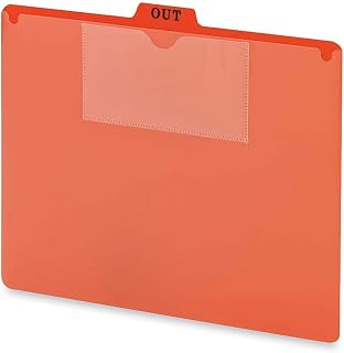 SMEAD Top-Tab Guides, Letter 11-3/4"x10", 50/BX, Red