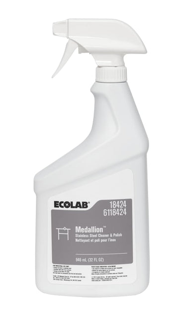 Medallion™ Stainless Steel Cleaner & Polish by Ecolab – Pack of 1, Model 6118424