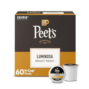 Peet's Coffee Luminosa Breakfast Blend / 10 Count (Pack of 6) / Luminosa Breakfast Blend - 60 K-Cups Single-Serve Capsules & Pods