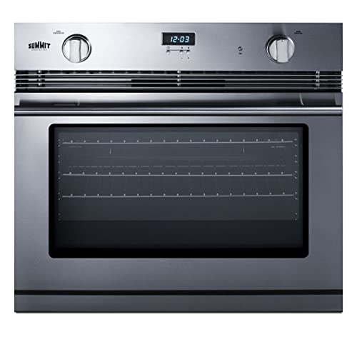 Summit Appliance Stainless Steel / 3 cubic feet / 3.0 cubic_feet Single Wall Ovens
