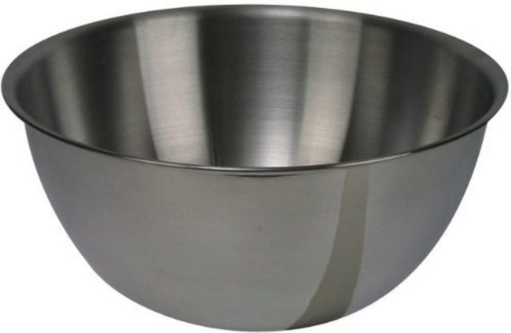() 12 qt Deep Stainless Steel Mixing Bowl by Browne Foodservice – 14-Inch, 3.0 liters, 18-8 Steel, Silver, Model 575912