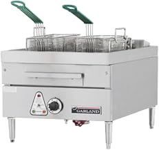 Garland E24-31F E24 Series Electric Countertop Fryer 18"W with Twin Nickel Plated Perforated Baskets & 30 lb Fat Capacity (12 kW)
