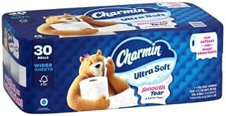 Charmin Ultra Soft Bath Tissue, 2-Ply, 30 Rolls, 213 Sheets per Roll