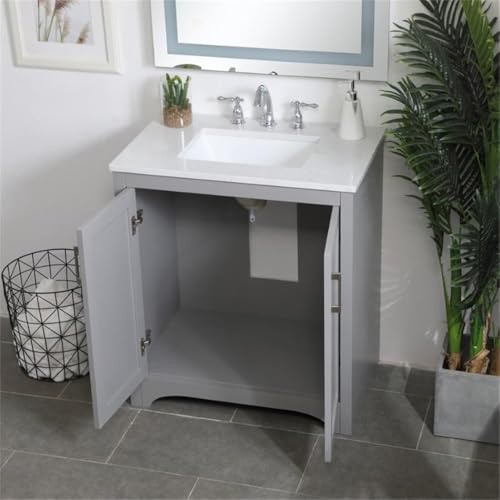 Elegant Decor 30" - Single / Grey / Traditional Wheel Care