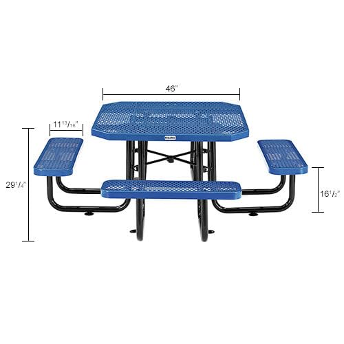 Global Industrial Blue / Industrial / 1 Picnic Tables