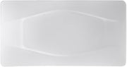 CAC China MDN-13 11-1/2-Inch by 6-Inch Modern New Bone White Porcelain Rectangular Platter, Box of 12