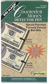 Dri Mark DRI351R1 - Smart Money Counterfeit Bill Detector Pen for Use w/U.S. Currency