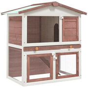 vidaXL Brown / Slide / 1 Outdoor Pens & Hutches