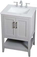 24 Inch Single Bathroom Vanity in Grey, 714651