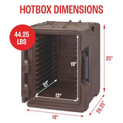 Cambro Brown / UPCS400 / 6.0 load Food Warmers