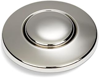 Air Switch Sink Top Decorative Button, STC-PN, Polished Nickel | Compatible with INSINKERATOR Dual Outlet Garbage Disposal Air Switch Kits (STS-OO and STS-OOSN)