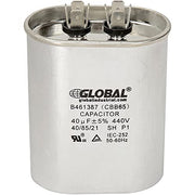 Oval Run Capacitor by Global Industrial – 5"L x 3"W x 2"H, Alloy Steel, Model B461387