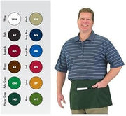 Chef Revival 605WAFH-BK Black Front-of-the-House 3-Pocket Waist Apron