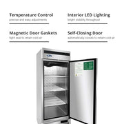 Atosa 19.1 cu. ft. / Stainless Steel / 19.1 cubic_feet Freezers