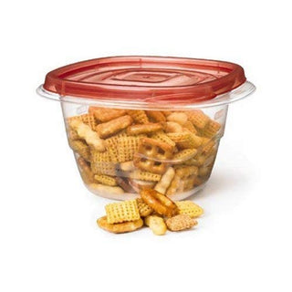 2.1 cups Food Storage Container by Rubbermaid – 16.9 ounces, Rubber, Red, Pack of 4, Model 7H93-RE-TCHIL