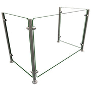 Hatco EP5 Glass Sneeze Guard, 25" High, Clear - 36" 1 Bay