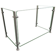 Hatco EP5-RING Glass Sneeze Guard, 25" High, Clear - 36" 1 Bay