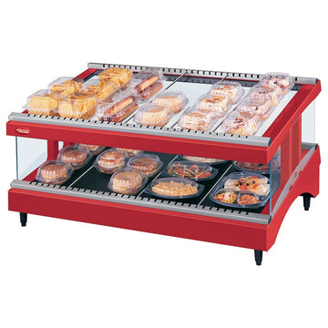 Hatco Glass Merchandising Warmer, 39 3/16" Wide, 120/240V - Blue