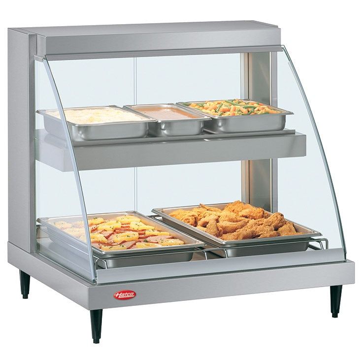 Hatco GRCD-2PD Shelf Merchandiser, 32 1/2" Wide, 120V - Copper
