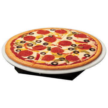 Hatco GRSSR-16 Stone Shelf, 16" Diameter, 120V - Black Ash Gray