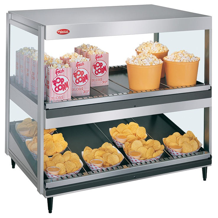 Hatco GRSDS/H-36DHW Shelf Merchandiser, 36" Wide, 120/208V - White