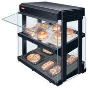 Hatco GRHW-1SGDS Glass Mini-Merchandising Warmer, 22 5/8" Wide, 120V - Gray
