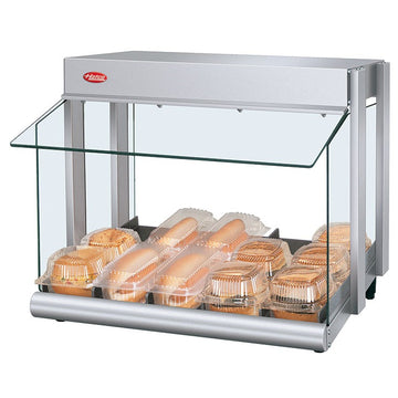 Hatco GRHW-1SGS Mini-Merchandising Warmer, 22 1/4" Wide, 120V - Glo-Ray White