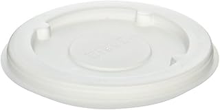 DINEX DX43008714 Polystyrene Disposable Lid, 3-1/2" Diameter, Clear, For Heritage 9oz Insulated Bowl (Case of 1000)