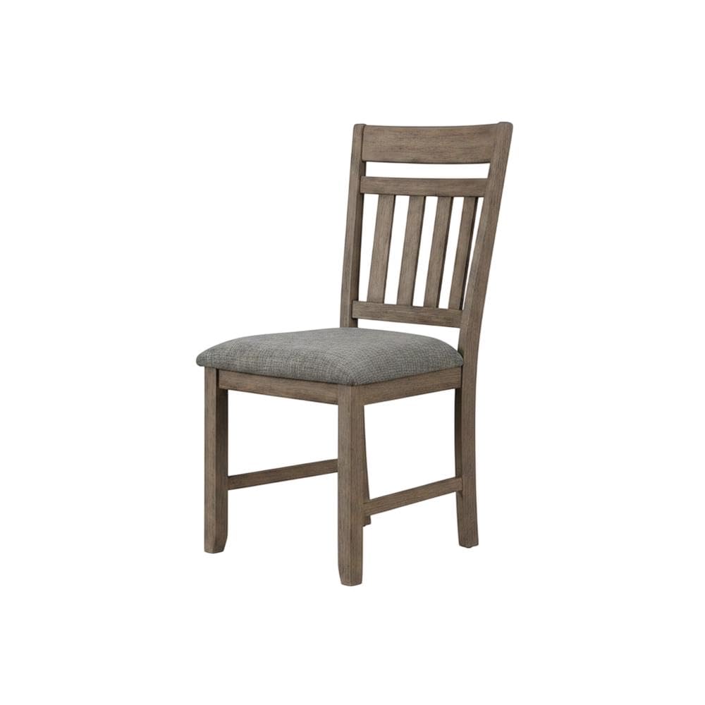 Solid Wood Upholstered Dining Chairs Set of by Starlight Canyon Home – Wood, Brown, Pack of 2