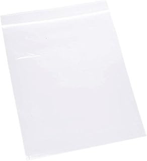 LK Packaging 4" x 6" 2 mil Single Track Zipper Bag with Write-On Block, Pack of 1000