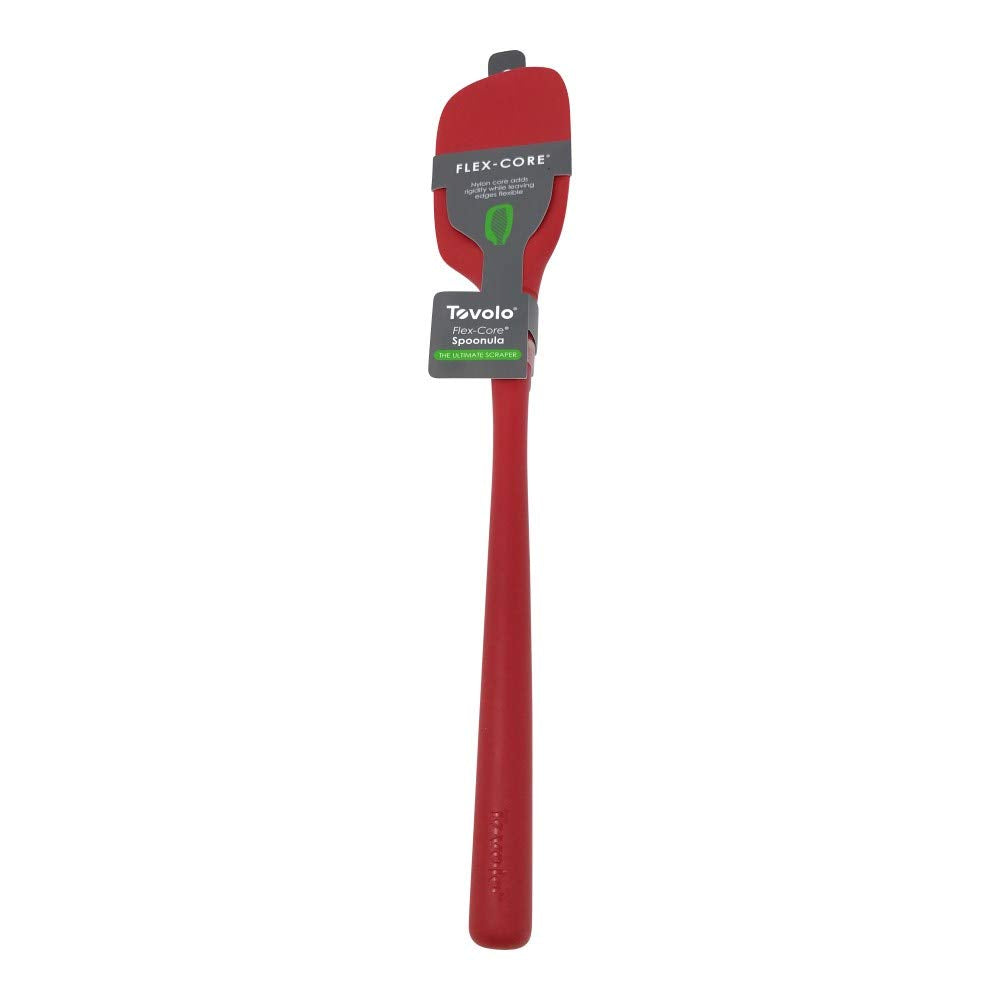 Spoonula Flex Core All Silicone Cayenne by Tovolo – 1 Count, Silicone, Cayenne, Model 44002-400