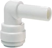 John Guest PP221212W Plug in Elbow, 3/8OD Stem-3/8OD, White