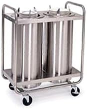 792 Adjust-a-Fit Non-Heated Dish Dispenser with Open Tubular Frame, 4 Tubes & 7-1/2" Diameter Maximum Dish Size